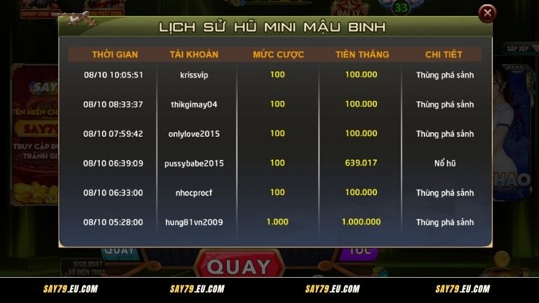 Kinh nghiệm chơi game mini Mậu Binh