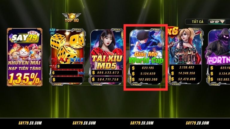 Mẹo chinh phục Giấc Mơ World Cup Say79