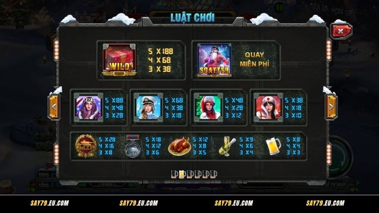 Mẹo chơi slot Mỹ Nhân Giáng Sinh Say79 nhận quà khủng