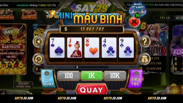 Mini Mậu Binh – Bàn nhanh, vẫn giữ trọn tính chiến thuật